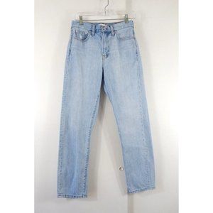 MADEWELL perfect vintage jeans fitzgerald wash light blue high rise tapered 27